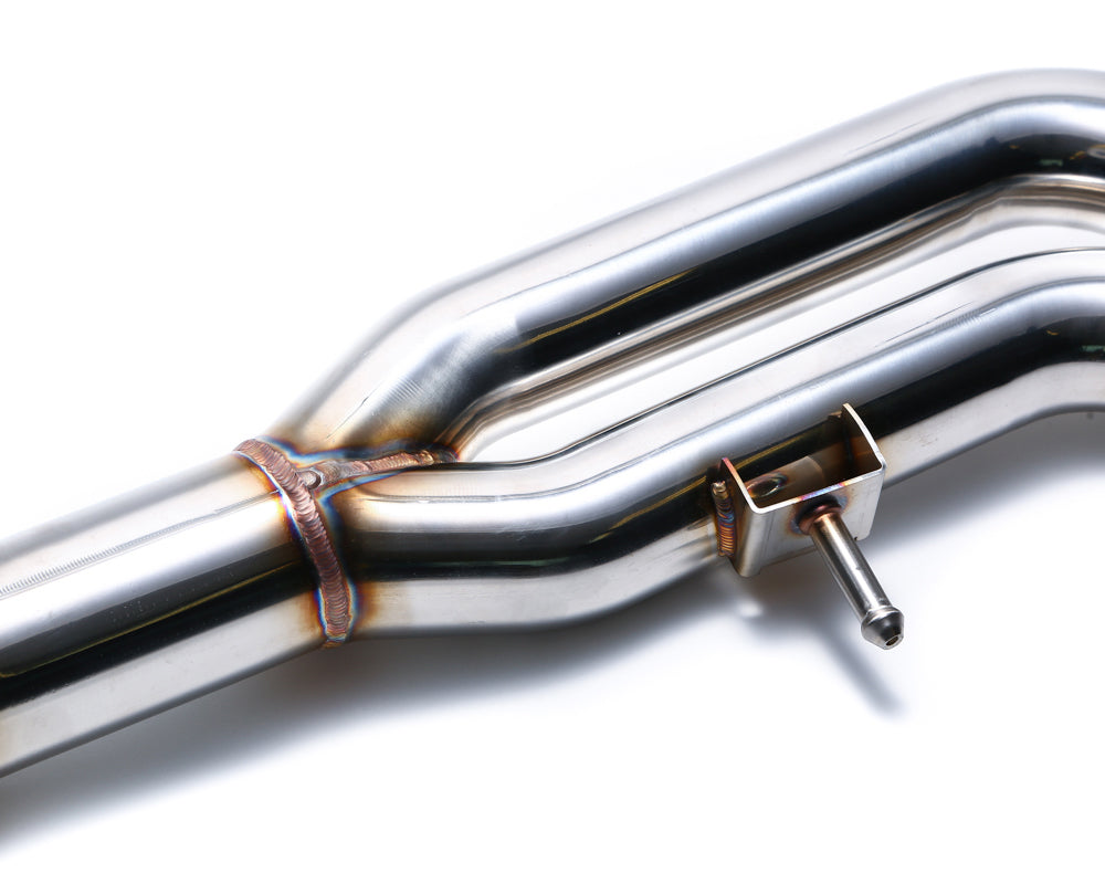 ARMYTRIX Stainless Steel Valvetronic Catback Exhaust Dual Blue Chrome For BMW 335i | 435i F3x 2012-2015