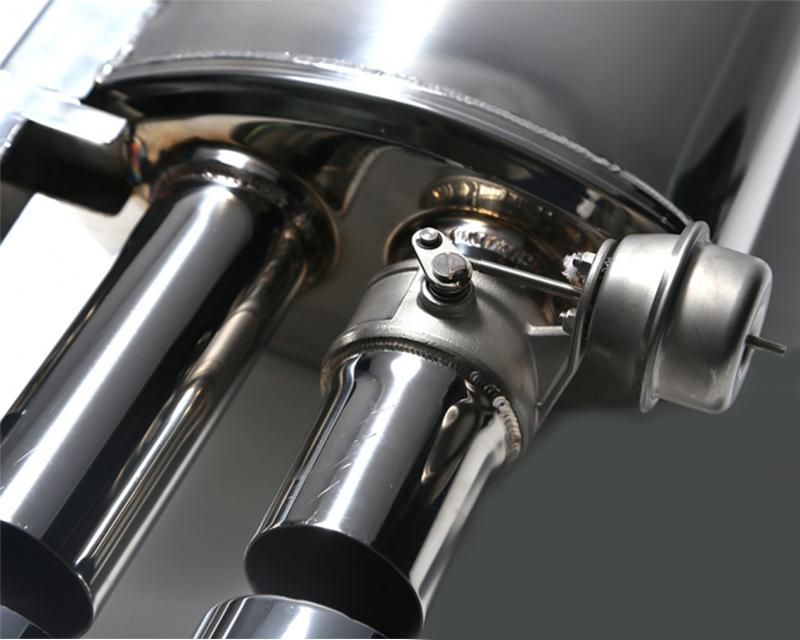 ARMYTRIX Stainless Steel Valvetronic Catback Exhaust System Quad Carbon Tips For BMW M5 F10 2011-2017