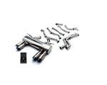 ARMYTRIX Stainless Steel Valvetronic Catback Exhaust System Quad Blue Coated Tips | BMW M3 F80 | M4 F82/F83 2014+