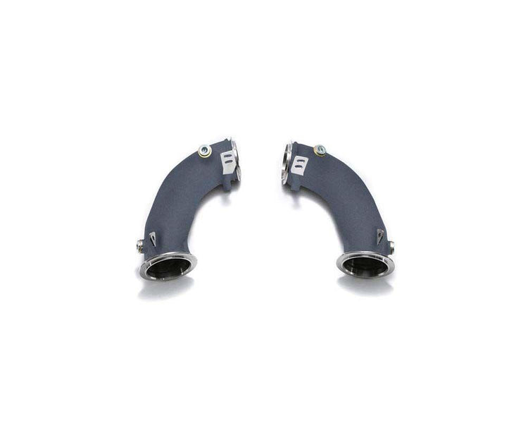 ARMYTRIX Ceramic Coated Race Downpipe w/Cat-Simulator For BMW M5 F90 2018-2021