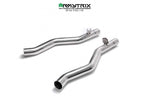 ARMYTRIX Stainless Steel Valvetronic Catback Exhaust Quad Chrome Silver Tips For BMW M5 F90 2018-2021