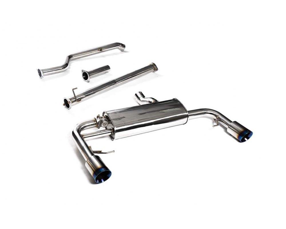 ARMYTRIX Stainless Steel Valvetronic Catback Exhaust System Dual Blue Coated Tips For BMW X3 xDrive G01 | X4 xDrive G02 Non-OPF 2019+