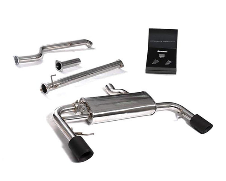 ARMYTRIX Stainless Steel Valvetronic Catback Exhaust System Dual Matte Black Tips For BMW X3 xDrive G01 | X4 xDrive G02 Non-OPF 2019+