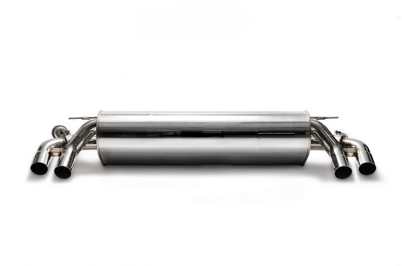 ARMYTRIX Stainless Steel Valvetronic Catback Exhaust System Quad Blue Coated Tips For BMW 540i G30 | G31 2017-2021