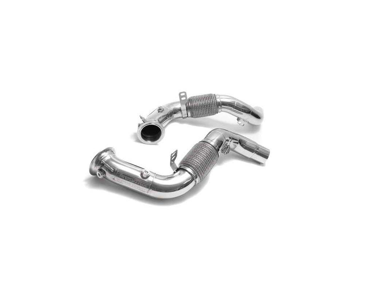 ARMYTRIX Sport Cat Downpipe w/200 CPSI Catalytic Converters For BMW M850i G15 Coupe 2018-2021