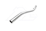 A top view of Fi EXHAUST Valvetronic Cat-Back System for BMW G20 / G21 330i B48 2019+ exhaust downpipe with white background