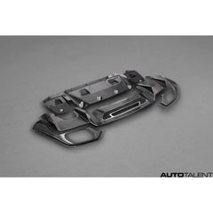Capristo Aero Carbon Fiber Rear Diffuser For Mercedes-Benz AMG GT S - AutoTalent