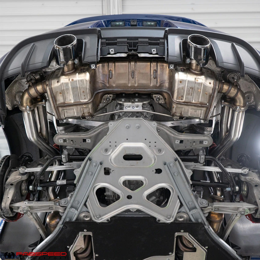 Fabspeed Over Axle GPF Delete Pipes for Porsche Boxter / Cayman 718 GT4 / GTS / Spyder 2020-2021