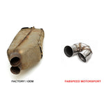 Fabspeed Secondary Muffler Bypass Pipe for Porsche 964 Turbo 965 / C2 1990-1994