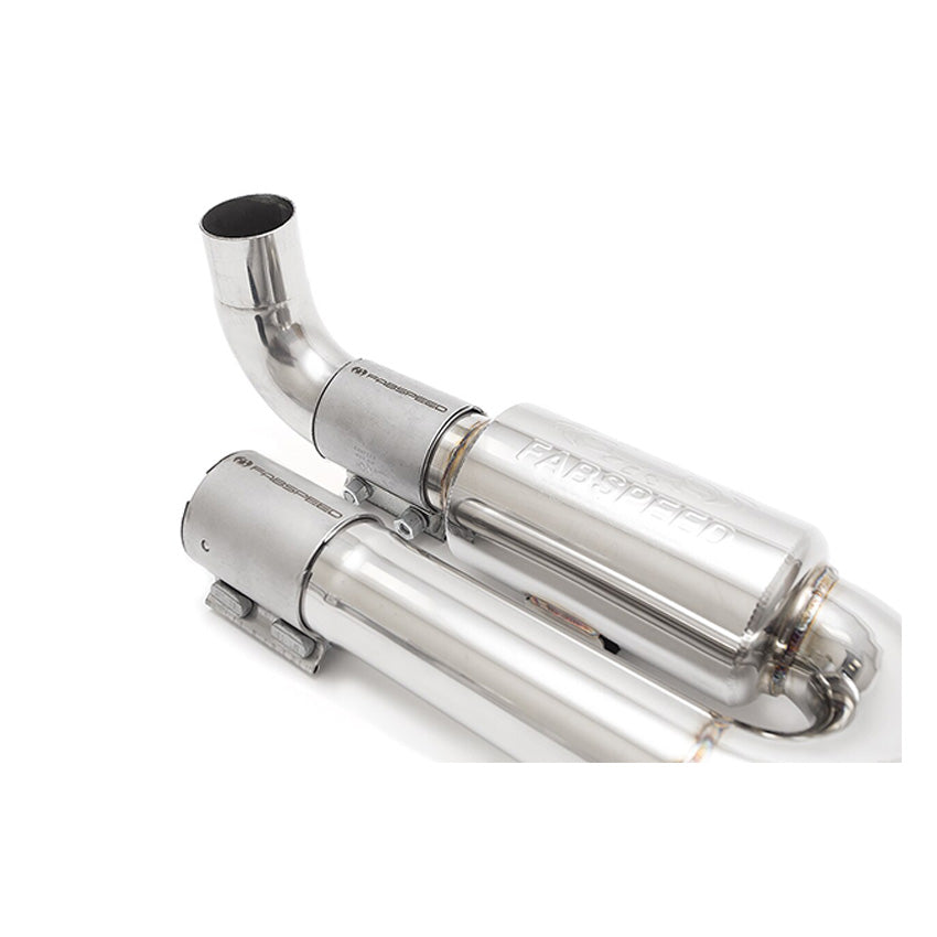 Fabspeed Center Muffler Bypass X-Pipe (for Base) for Porsche  991.2 Carrera 2017-2019
