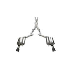 Corsa 15-16 Ford Mustang GT Convertible 5.0L V8 Black Xtreme Dual Rear Exit Exhaust