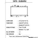 CSF Performance Radiator For Impreza - AutoTalent