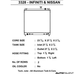 CSF Performance Radiator Nissan Titan - AutoTalent