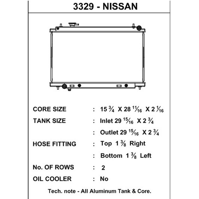 CSF Performance Radiator Nissan 350Z - AutoTalent