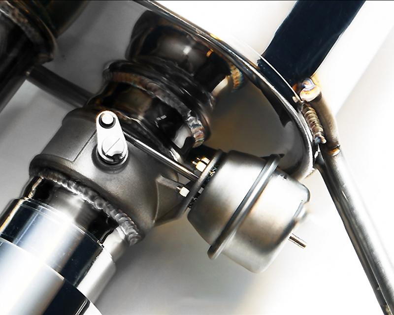 ARMYTRIX Stainless Steel Valvetronic Catback Exhaust System w/X-Pipe | Quad Matte Black Tips For Chevrolet Corvette C7 2014-2021