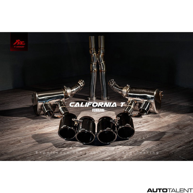 FI Exhaust Valvetronic Muffler - Ferrari California T 2014-2018 - autotalent