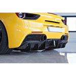 Capristo Aero Carbon End Pipe Shells For Ferrari 488 GTS - AutoTalent