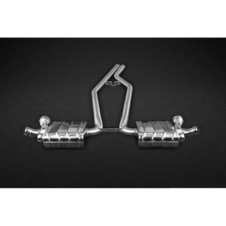 Capristo Exhaust Axle-Back Exhaust System For Porsche 958 Cayenne Turbo S - AutoTalent