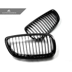 AutoTecknic Aero Replacement Glazing Black Front Grilles For BMW 328i - AutoTalent