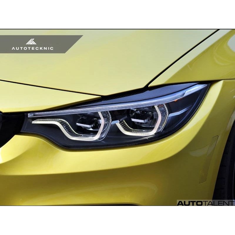 Autotecknic Carbon Headlight Covers For Bmw F83 M4 - AutoTalent