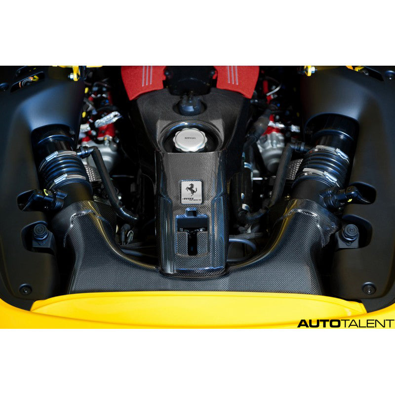 Capristo Aero Carbon Lock Cover For Ferrari 488 - AutoTalent