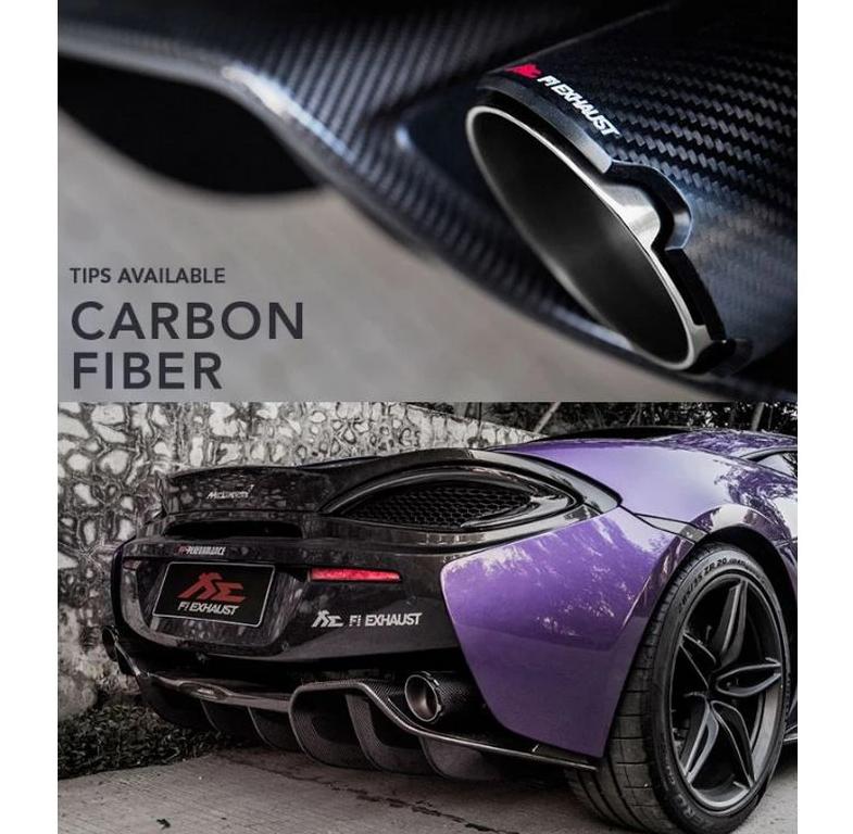 FI Exhaust Valvetronic Muffler Tips For Audi R8 - AutoTalent