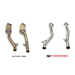 Fabspeed Secondary Cat Bypass Pipes for Porsche 958.2 Cayenne Turbo / Turbo S 2015-2018
