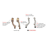 Fabspeed Secondary Cat Bypass Pipes for Porsche 958 Cayenne Turbo/Turbo S 2011-2014