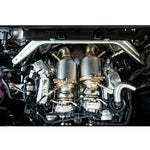 Fabspeed Primary Sport Catalytic Converters for Porsche E3 Cayenne S 2.9L Turbo / Turbo S 2019-2021