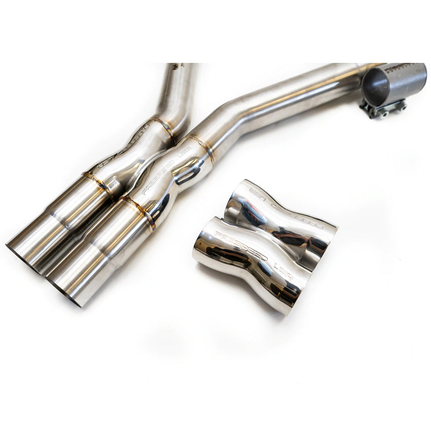 Fabspeed Turbo Valvetronic Exhaust System for Porsche E3 Cayenne S 2019-2021