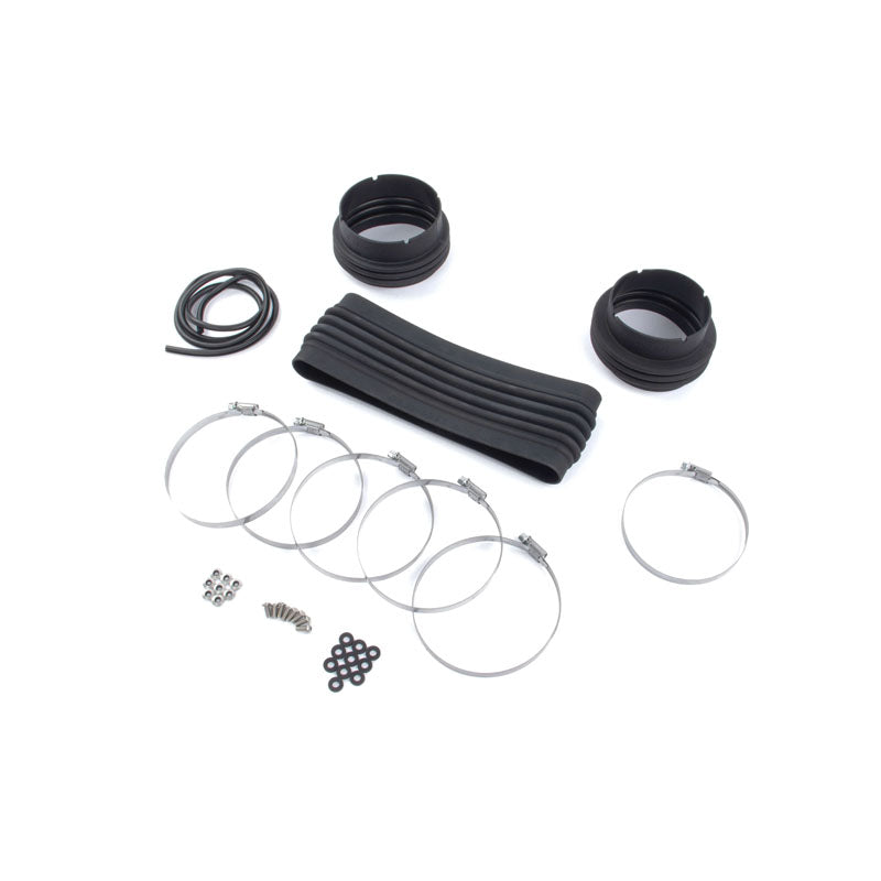 A top view of Dinan Cold Air Intake for for BMW accessories with white background