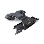 A top side view of Dinan Cold Air Intake for for BMW with white background