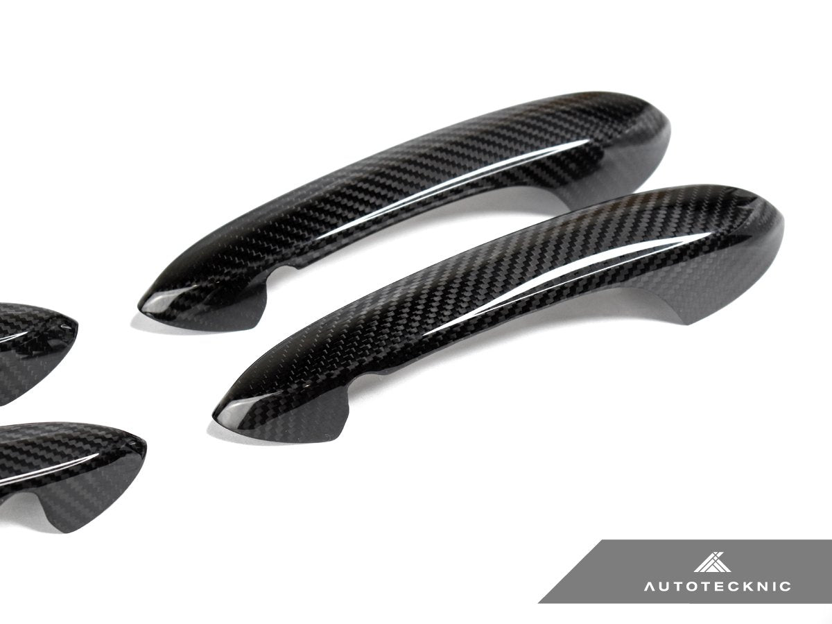 AutoTecknic Dry Carbon Door Handle Trim Set For BMW G8X M4 Coupe/Convertible 2021+