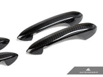 AutoTecknic Dry Carbon Door Handle Trim Set For BMW G8X M4 Coupe/Convertible 2021+
