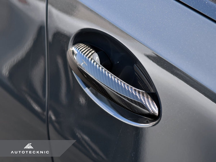 AutoTecknic Dry Carbon Door Handle Trim Set For BMW G8X M4 Coupe/Convertible 2021+
