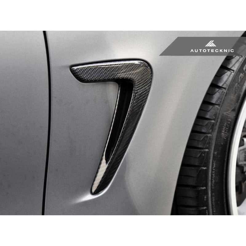 AutoTecknic Aero Replacement Carbon Fiber Fender Trims For BMW F32, F33, F36 4 Series - AutoTalent