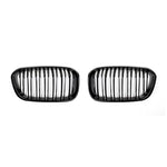 AutoTecknic Aero Replacement Glazing Black Dual-Slats Front Grilles For BMW F21 M135i - AutoTalent