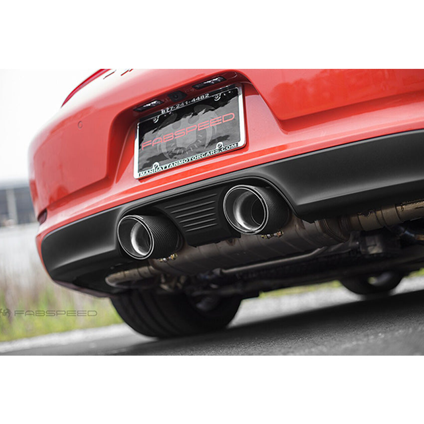 Fabspeed Deluxe Dual Style Tips (for PSE) for Porsche 991.2 Carrera 2017-2019