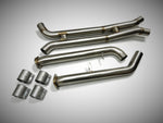 A top view of Evolution Racewerks Competition Series Mid Pipes BMW G80 M3/ G82 M4 2021 + unassembled