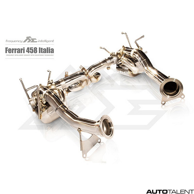 FI Exhaust Downpipe - Ferrari 458 Italia, Sypder Race Version 2010-2015 - autotalent