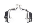 ARMYTRIX Titanium Valvetronic Exhaust System Quad Matte Black Tips For Ferrari 599 GTB 2006-2012