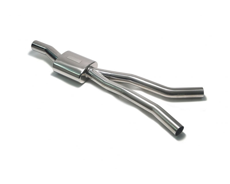 ARMYTRIX Stainless Steel Valvetronic Catback Exhaust System Dual Chrome Silver Tips For Ford Mustang 2.3L EcoBoost 2015-2021