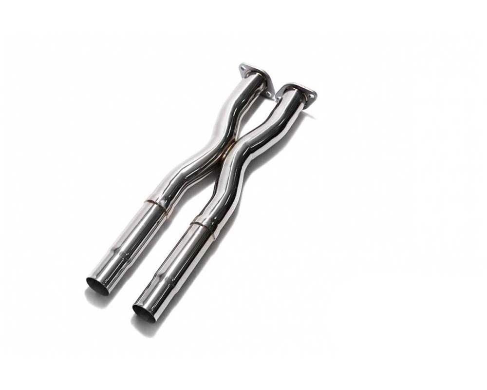 ARMYTRIX Stainless Steel Valvetronic Catback Exhaust System Dual Carbon Tips For Ford Mustang GT MK6 5.0L Coyote 2015-2021