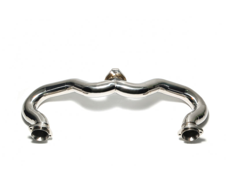 ARMYTRIX Stainless Steel Valvetronic Catback Exhaust System Quad Matte Black Tips For Ferrari F355 3.5L V8 1994-1999