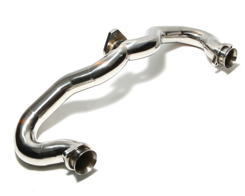 ARMYTRIX Stainless Steel Valvetronic Catback Exhaust System Quad Chrome Silver Tips For Ferrari F355 3.5L V8 1994-1999