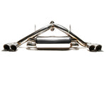 ARMYTRIX Stainless Steel Valvetronic Catback Exhaust System Quad Chrome Silver Tips For Ferrari F355 3.5L V8 1994-1999