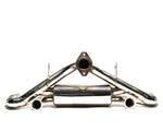 ARMYTRIX Stainless Steel Valvetronic Catback Exhaust System Quad Matte Black Tips For Ferrari F355 3.5L V8 1994-1999