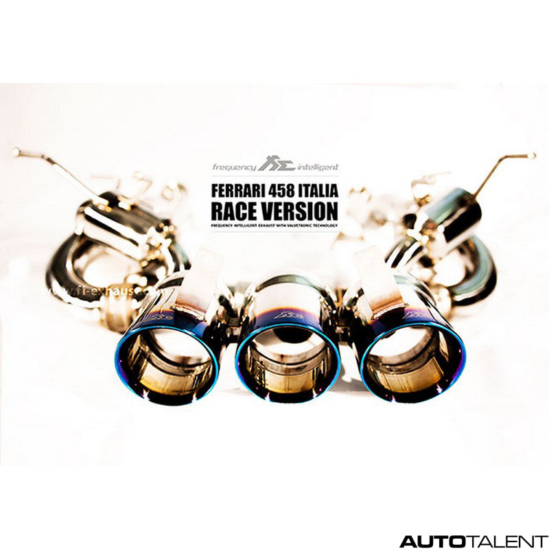 FI Exhaust Valvetronic Muffler - Ferrari 458 Italia, Sypder Race Version 2010-2015 - autotalent