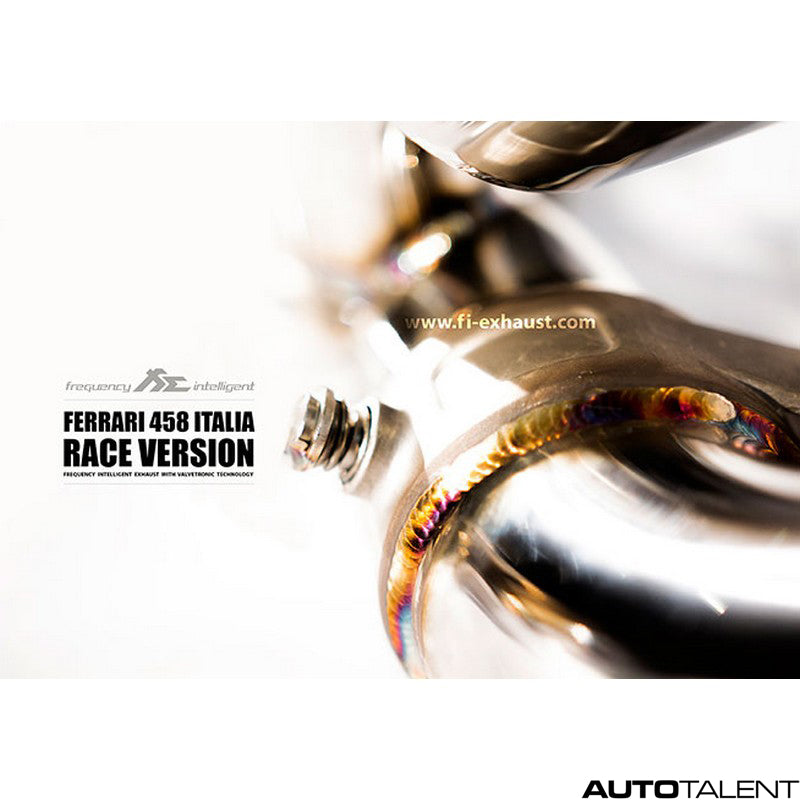 FI Exhaust Valvetronic Muffler - Ferrari 458 Italia, Sypder Race Version 2010-2015 - autotalent