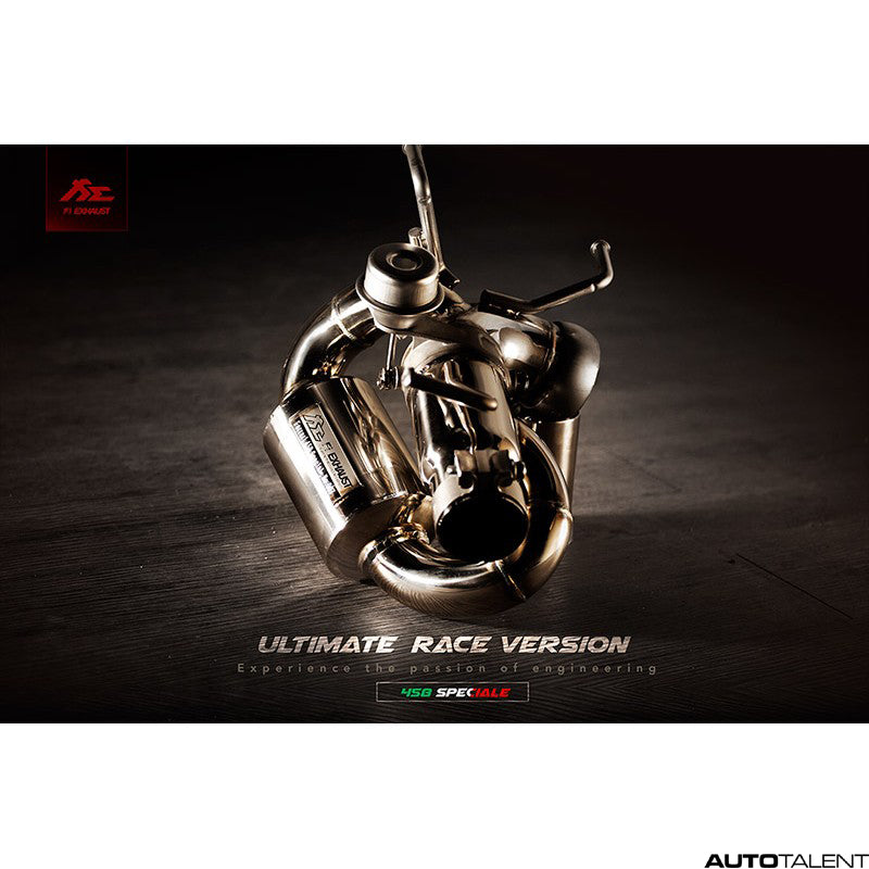 FI Exhaust Valvetronic Muffler - Ferrari 458 Speciale Race Version 2014-2015 - autotalent